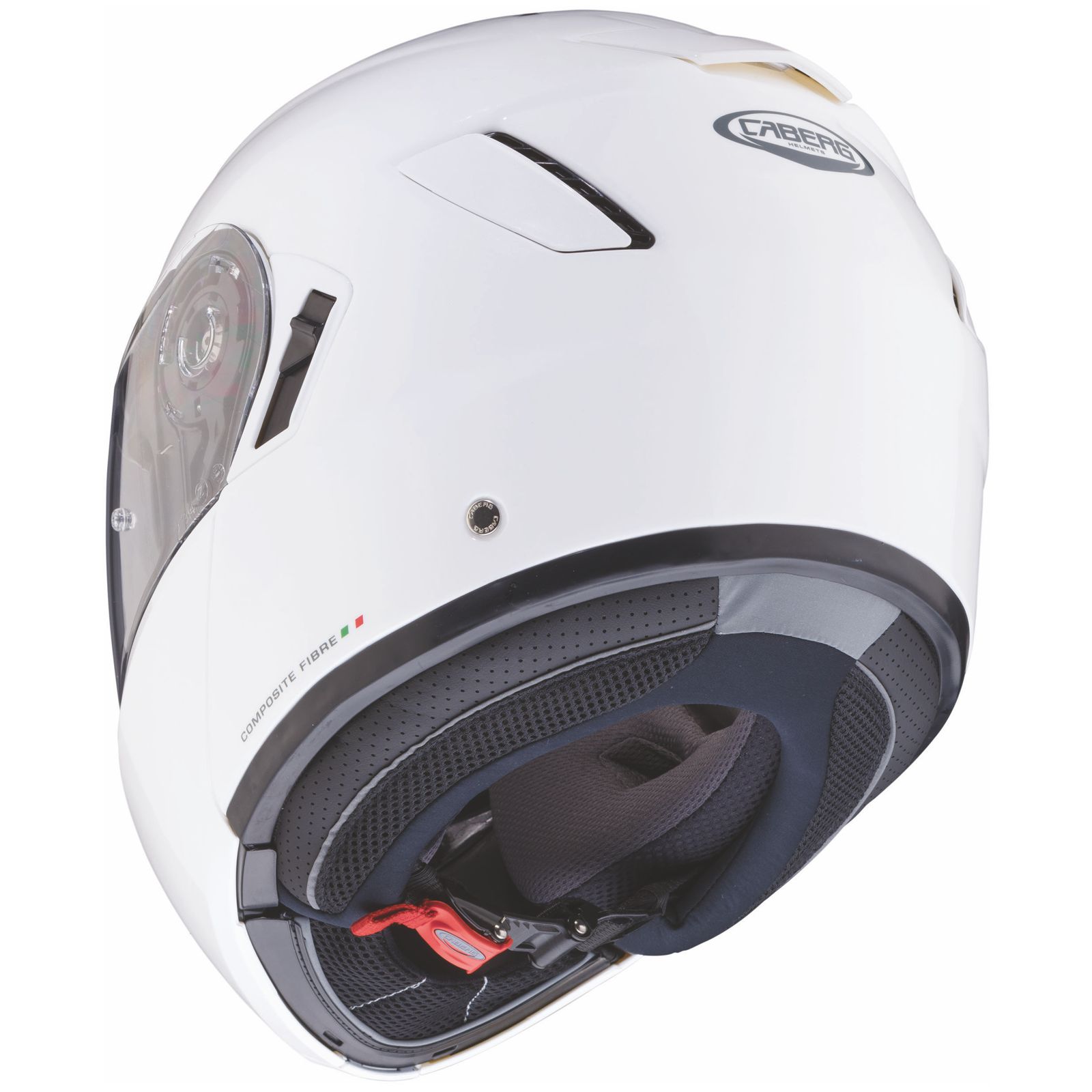 Caberg Helm Levo, weiß metallic