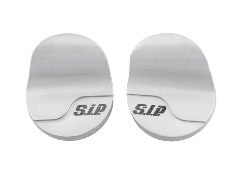 Abdeckung Spiegelloch links & rechts für Vespa Primavera/​Sprint/​Elettrica 50-150ccm, silber matt