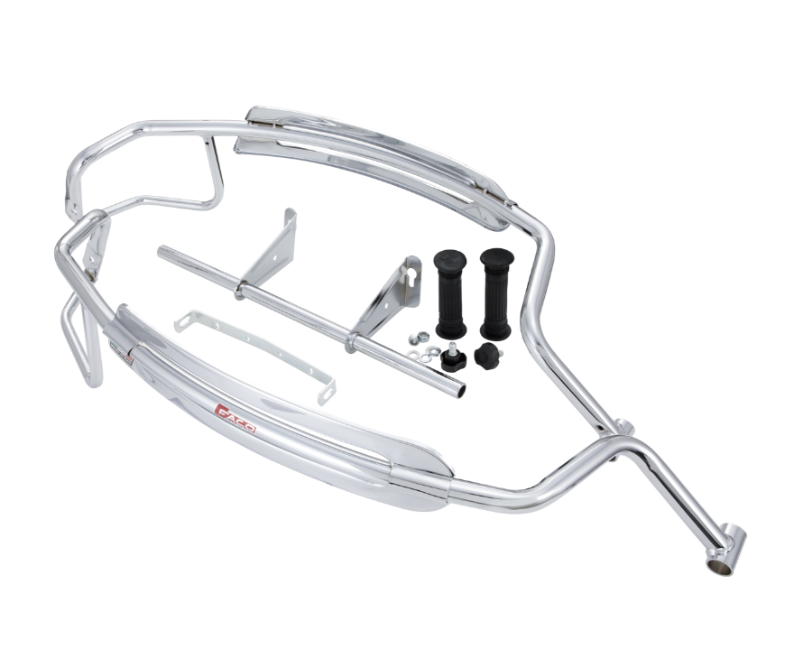 Sturzbügel Seitenhaube für Vespa PX 80-200ccm, chrom