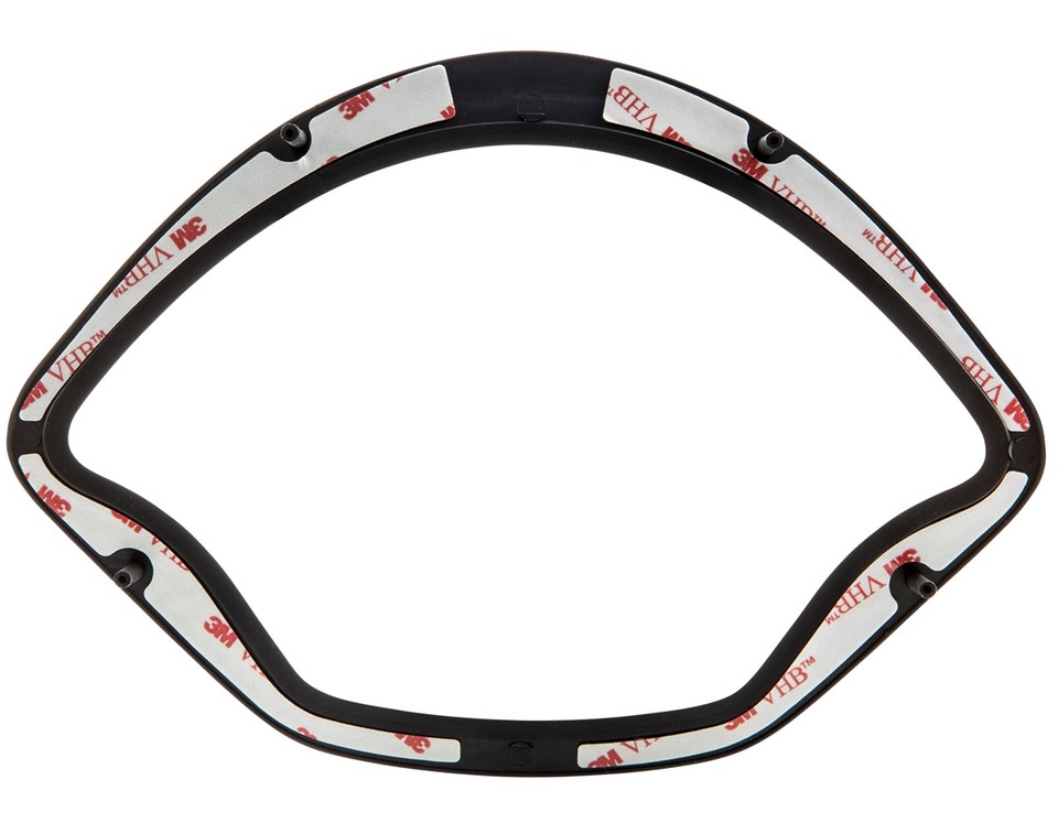 Zierring Tachometer für Vespa GTS/​GTS Super 125-300ccm ('14-), schwarz glänzend