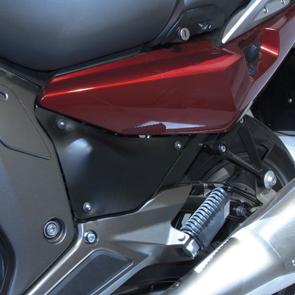 Seiten-Spritzschutz hinten für BMW K 1600 GT /GTL, Paar, schwarz matt