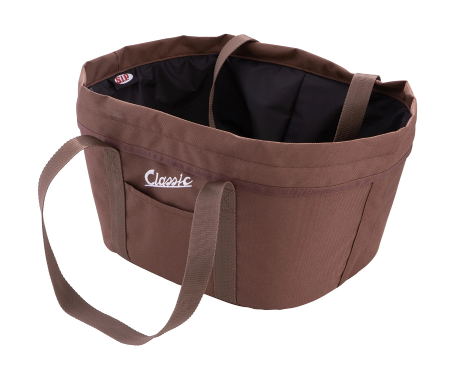 Gepäckkorb Kit "Classic" mit Gepäckbrücke für Vespa LX/​LXV/S 50-150ccm, braun