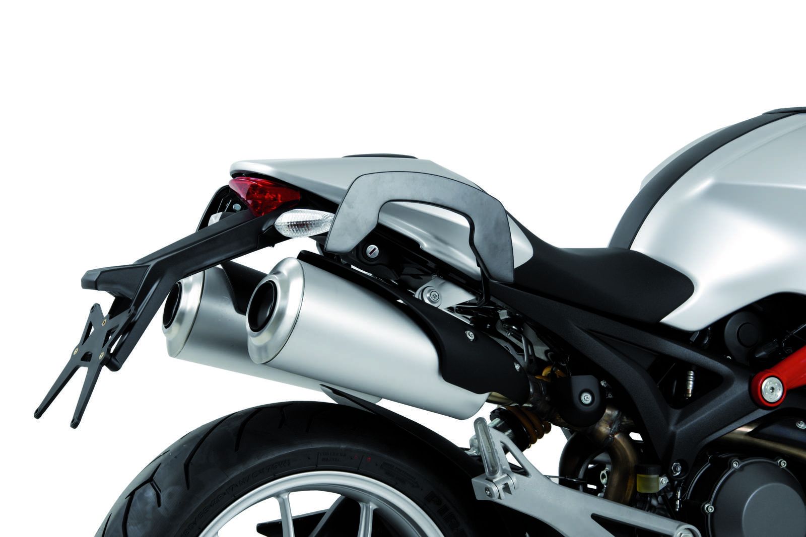 C-Bow Seitenträger schwarz für Ducati Monster 696 (08-14) /796 (10-16) /1100/S (09-10)