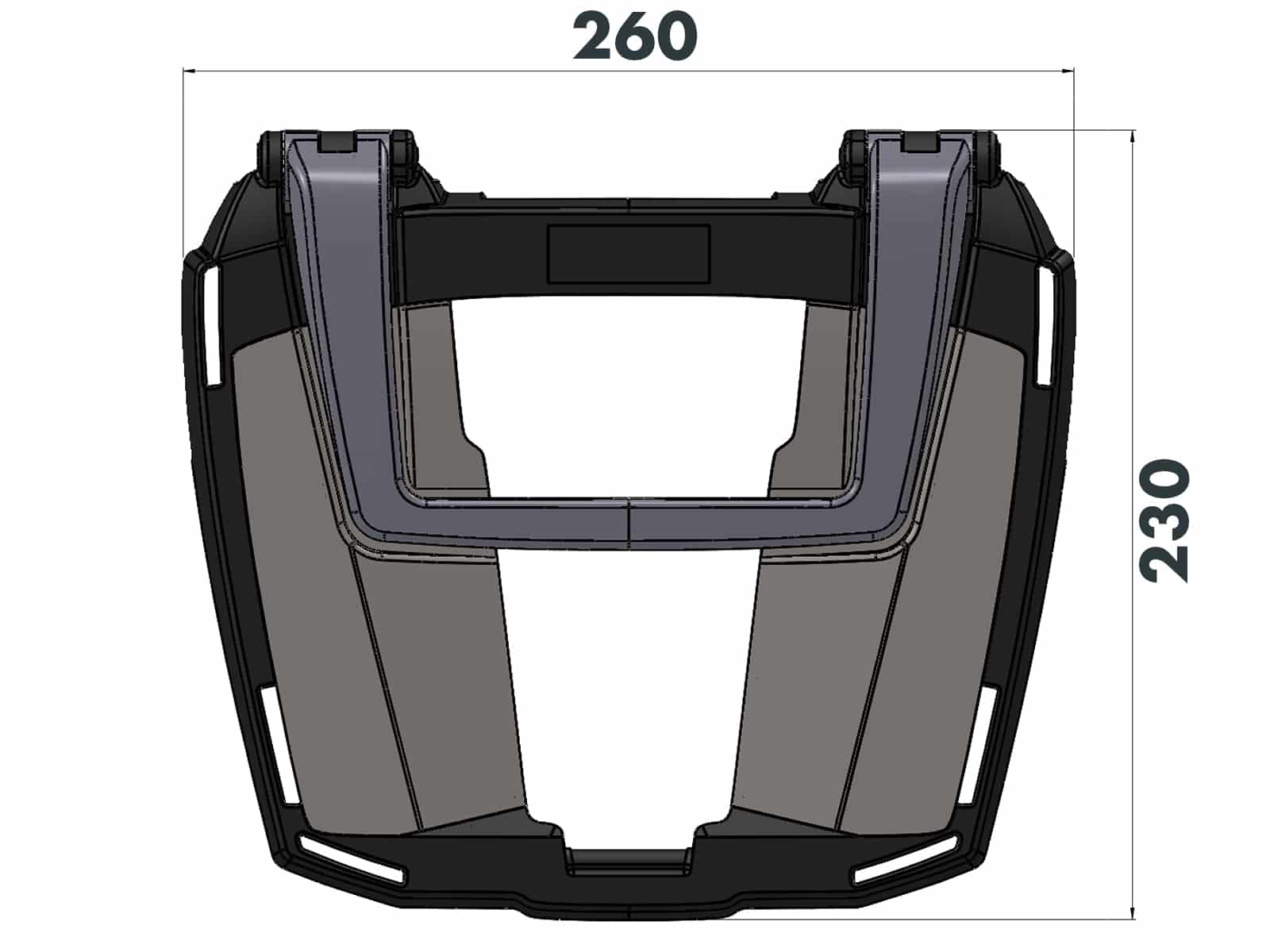 Easyrack Topcase-Träger für Triumph Tiger Sport 660 (22-) Hepco & Becker