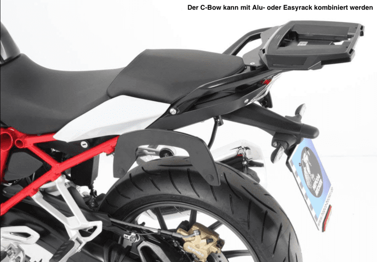 C-Bow Seitenträger schwarz für BMW R 1200 RS LC (15-18) Hepco & Becker