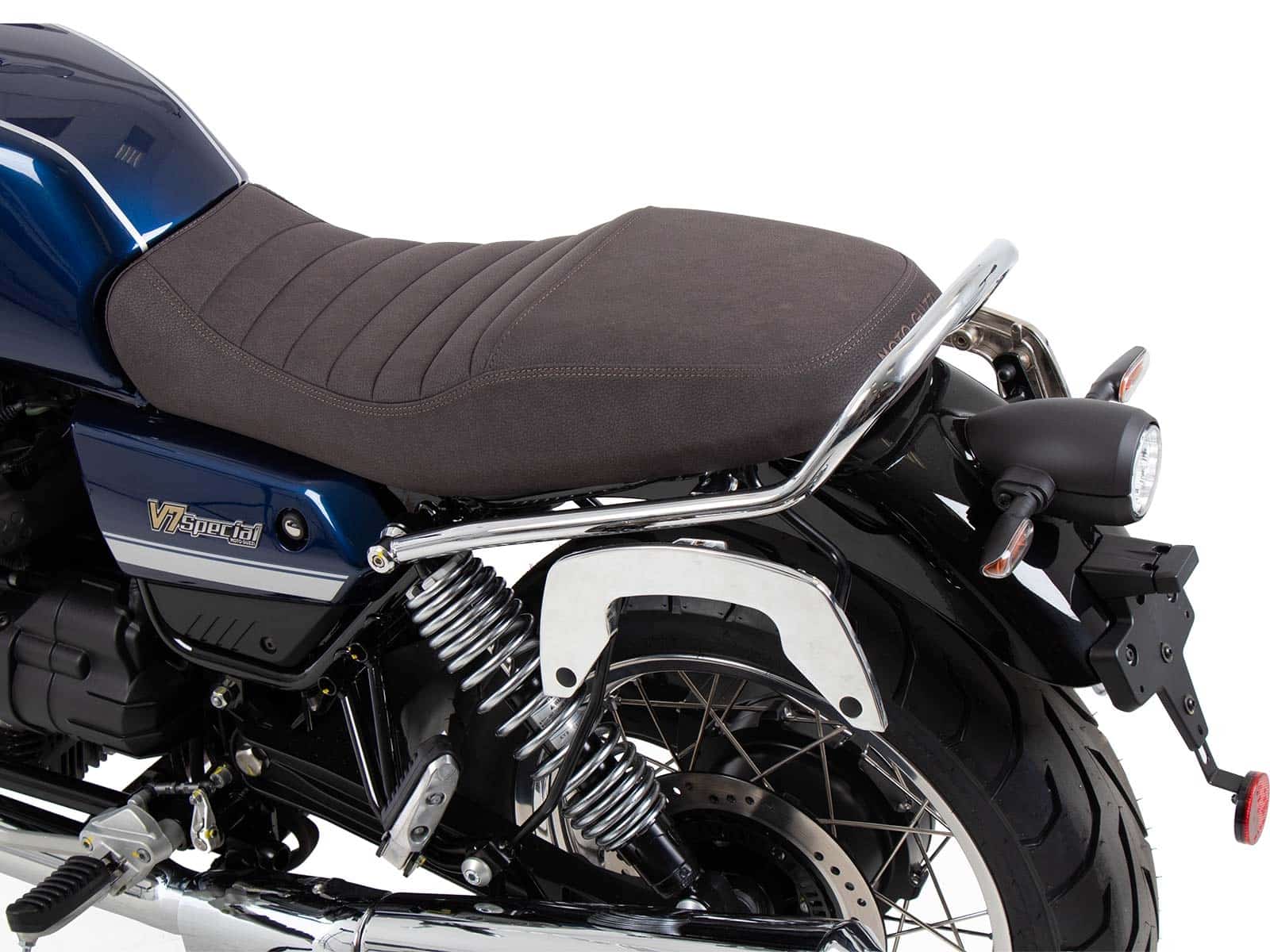C-Bow Seitenträger chrom für Moto Guzzi V7 850 Special/Stone/Centenario (21-24) Hepco & Becker