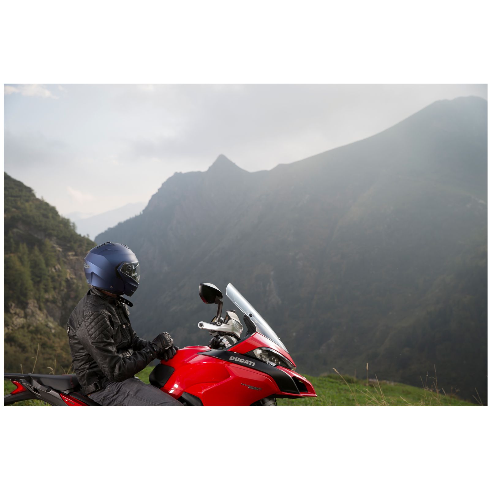 Caberg Helm Duke II, matt-blau Yama