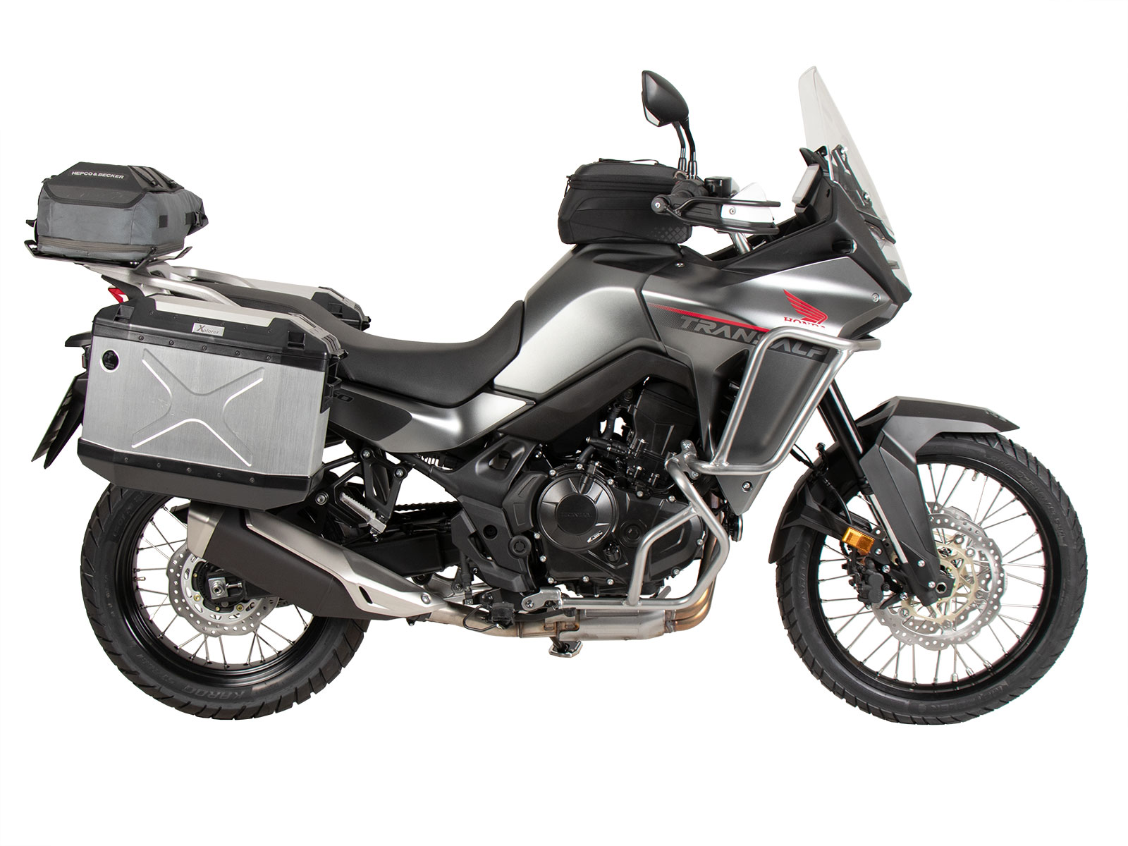 Seitenkofferträger festverschraubt schwarz für Honda XL 750 Transalp / E-Clutch (25-) Hepco & Becker