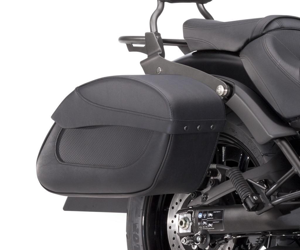 Halterungen für Leder-Seitentaschen Quick Release für Vulcan S (Bj.15-19) Original Kawasaki