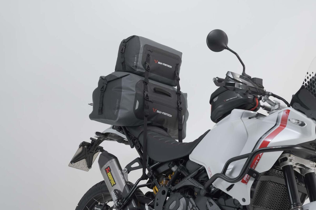 SW-Motech Drybag 600 Hecktasche für Ducati Multistrada 1200 /S /Enduro, schwarz / grau