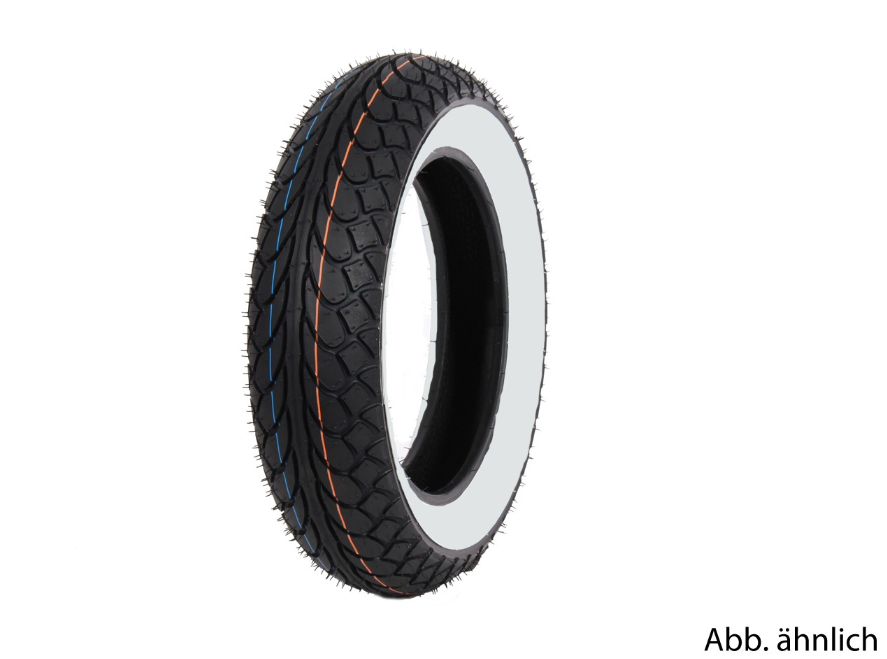 Mitas Reifen 120/70-10, 54L, TL, Weißwandreifen, MC22, hinten