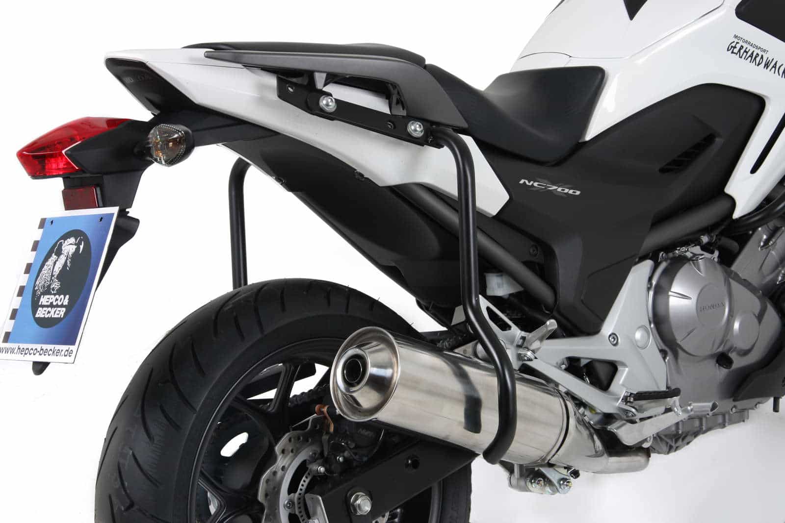 Heckschutzbügel schwarz für Honda NC 700 X (12-13) /750 X/DCT (14-20) Hepco & Becker