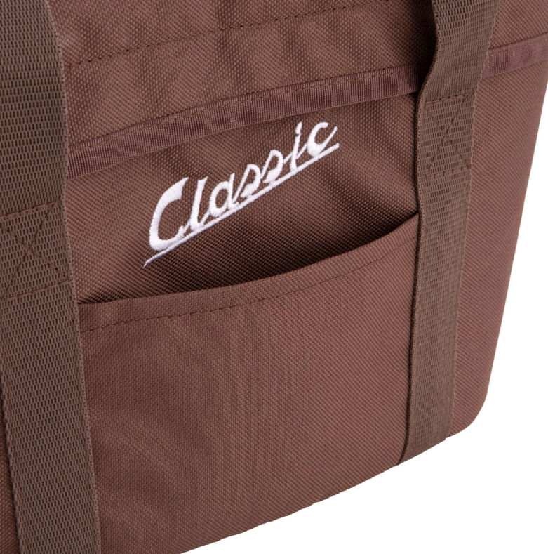 Gepäckkorb Kit "Classic" mit Gepäckbrücke für Vespa LX/​LXV/S 50-150ccm, braun