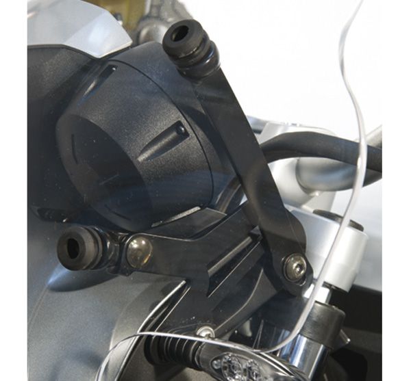 Hohe Windschutzscheibe, neigbar - Höhe 510 mm für BMW R 1200 R (11-14), klar