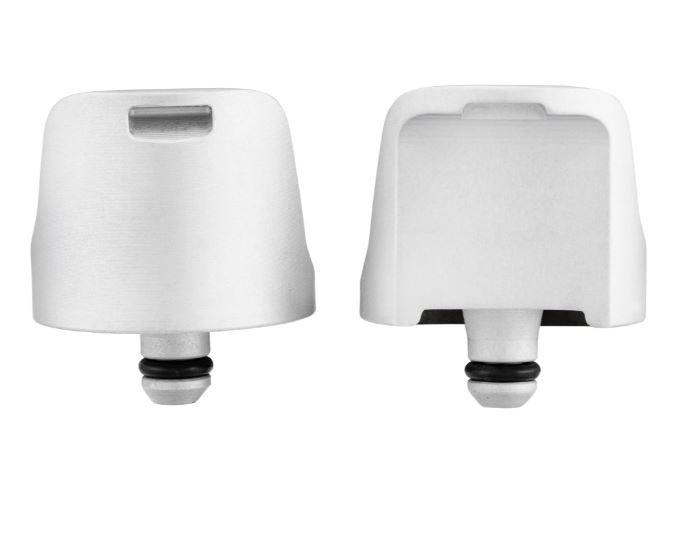 Abdeckung Spiegelloch links & rechts für Vespa Primavera/​Sprint/​Elettrica 50-150ccm, silber matt