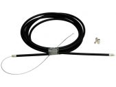 Sceed42 Gaszug, 220 cm, Reparaturzug für Gaszug universal, mit Teflonseele & Schraubnippel