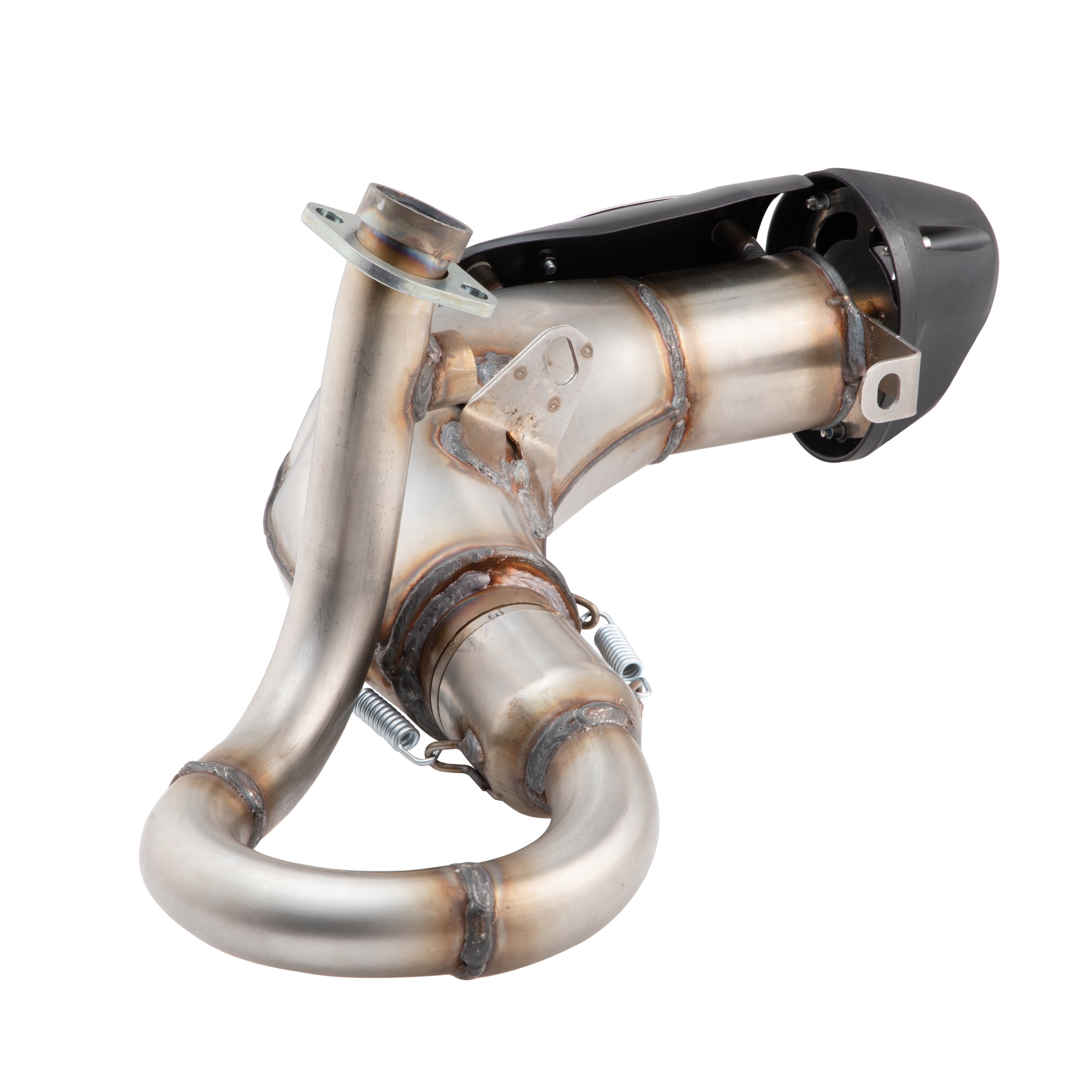Rennauspuff für Vespa GTS/​GTS Super/​GTV/​GT 60 125-300ccm i.e., 4T, LC, Edelstahl