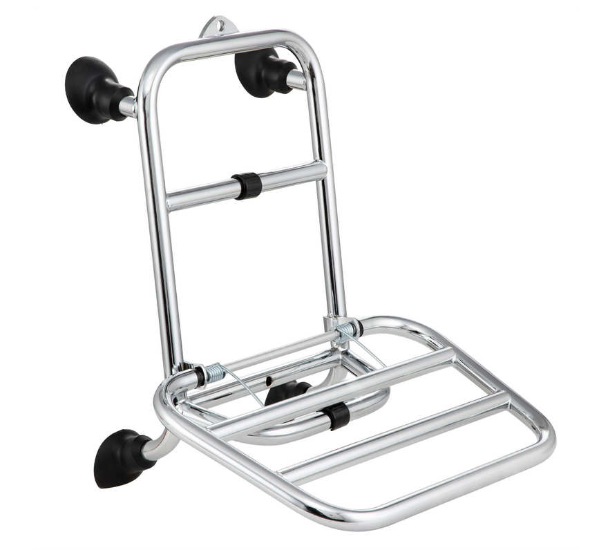 Gepäckträger vorne für Vespa GTS /​GTS Super HPE /​GTV 125/​300 ('19-), klappbar, chrom