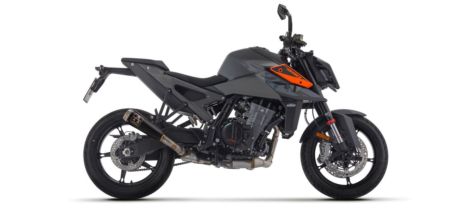 ARROW Auspuff PRO-RACE DARK NiChrom für KTM Duke 990 (24-)