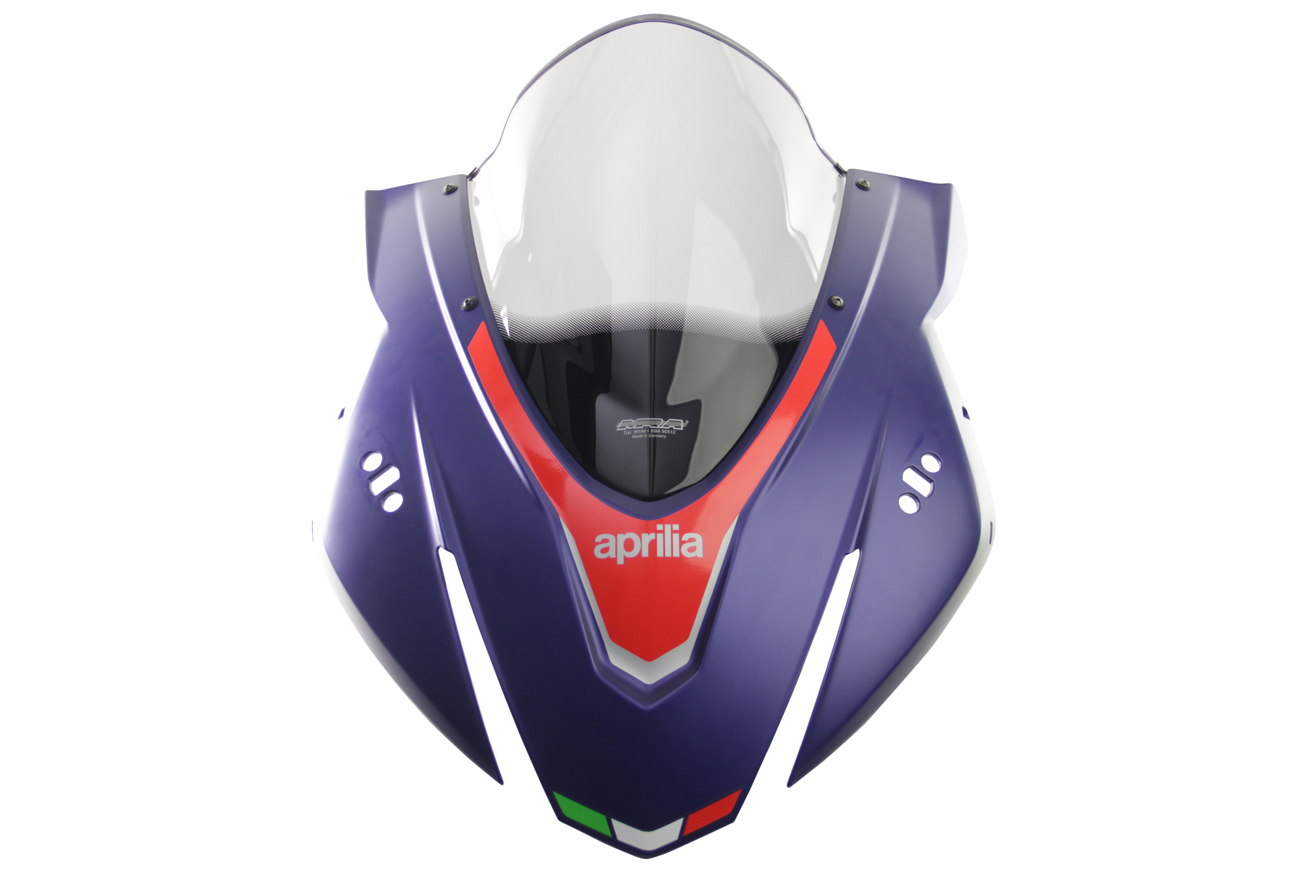 MRA Racingscheibe "R" - rauchgrau - Aprilia RSV 4 1100 Factory 2021-