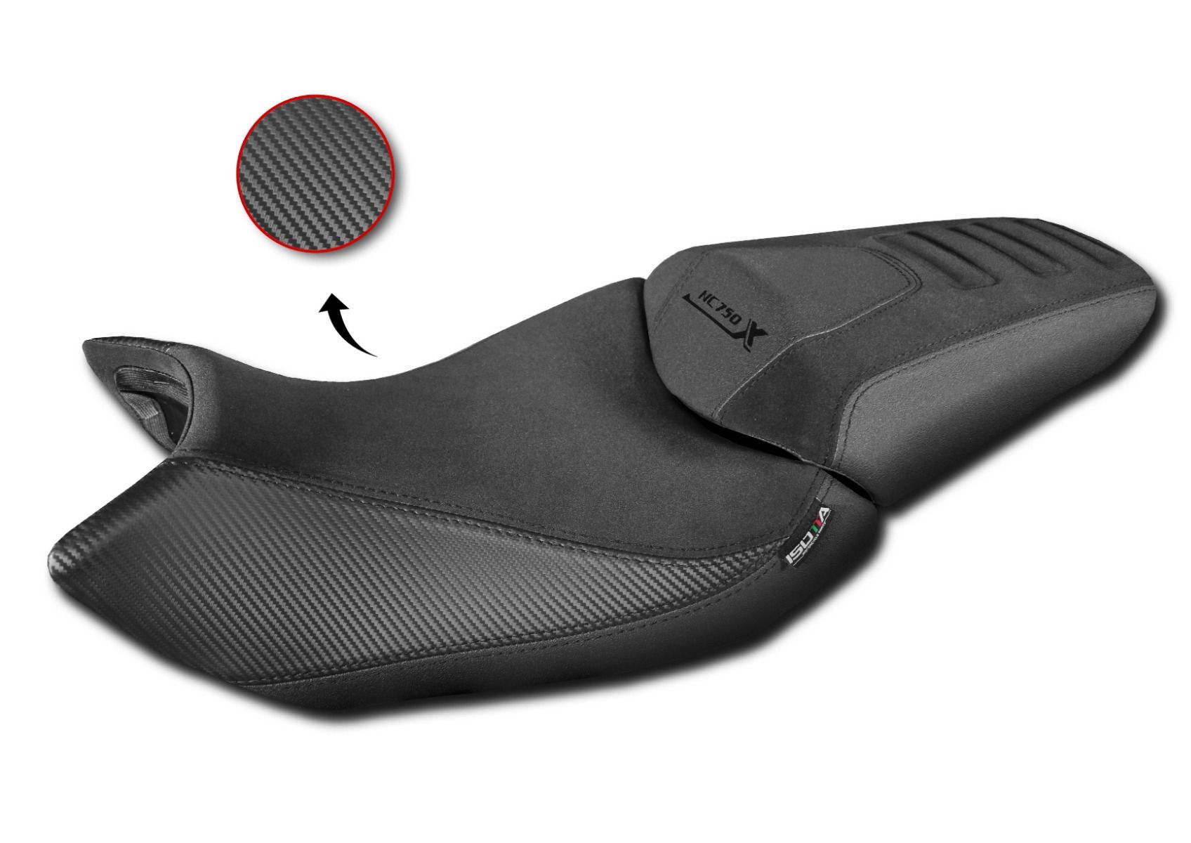 Komfort-Sitzbezug für Honda NC 750 X (21-24) schwarz