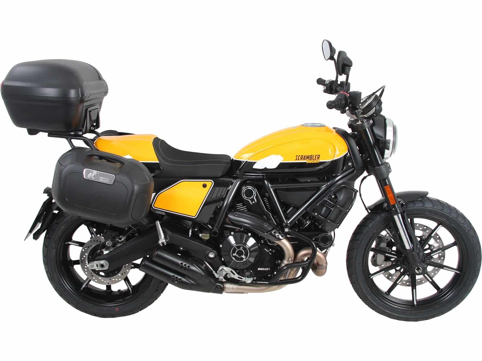 Alurack Topcaseträger schwarz für Ducati Scrambler 800 (19-22) Hepco & Becker