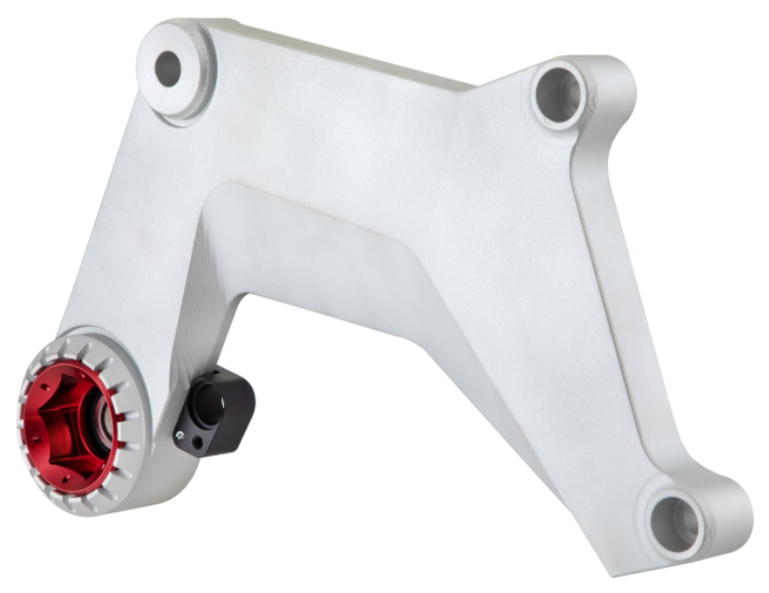 Schwingarm für Rennauspuff, hinten für Vespa GTS/​GTS Super/​GTV 125-300ccm mit ABS, silber