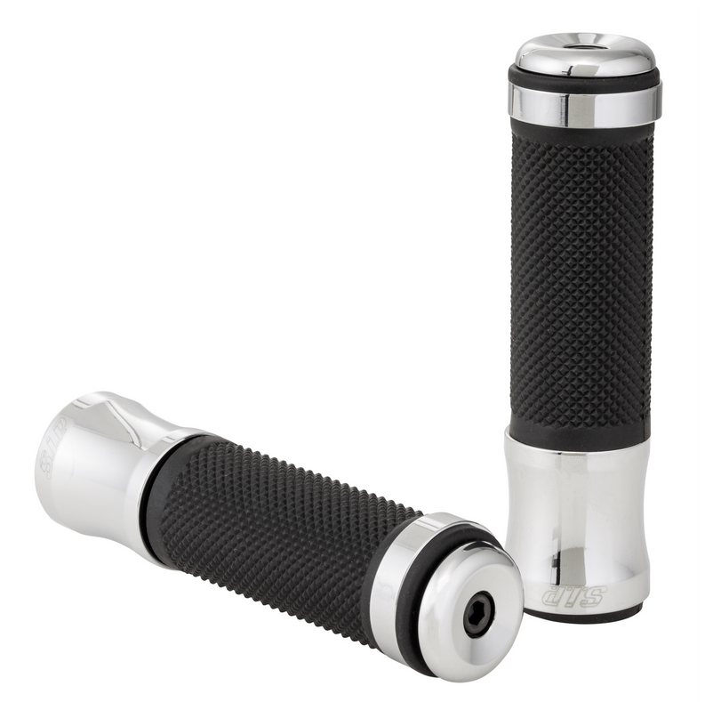 Griffe Ø 24/24 mm, L 125 mm für Vespa PX 125-200ccm, schwarz/chrom