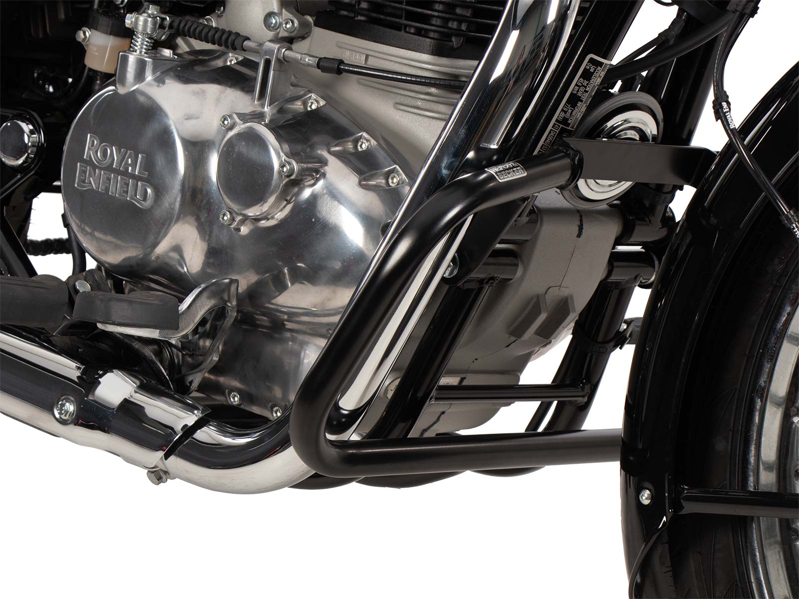 Motorschutzbügel schwarz für Royal Enfield Bullet 350 (24-) Hepco & Becker