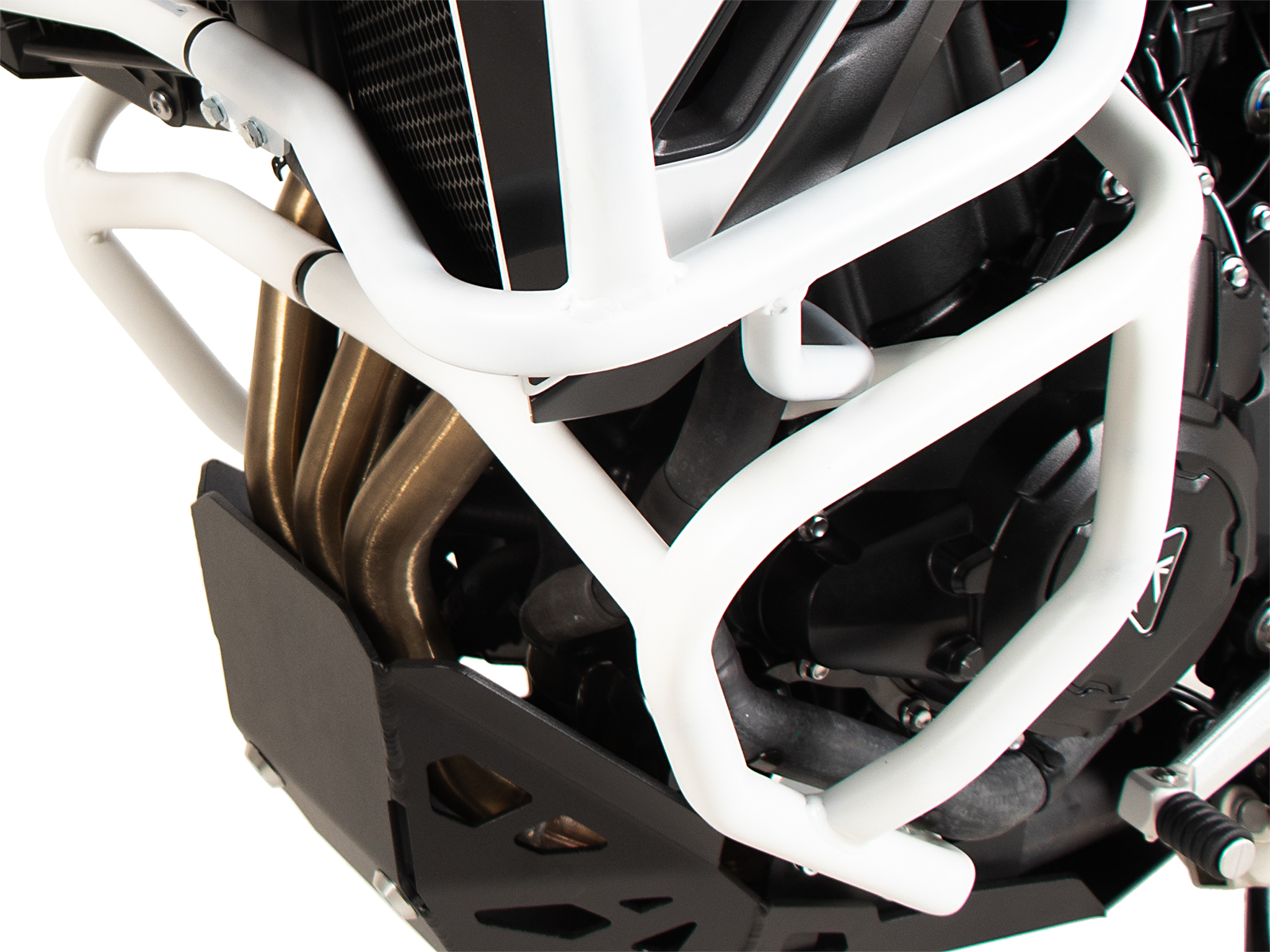 Motorschutzbügel weiß für Triumph Tiger 900 Rally Pro (24-) Hepco & Becker