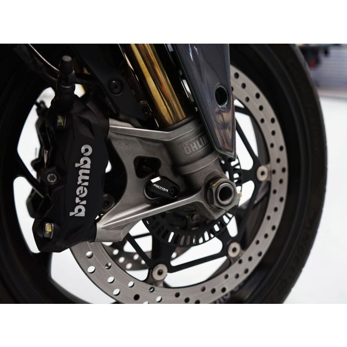 ABS-Sensorschutz schwarz für Moto Guzzi V100 Mandello S / Stelvio 1000