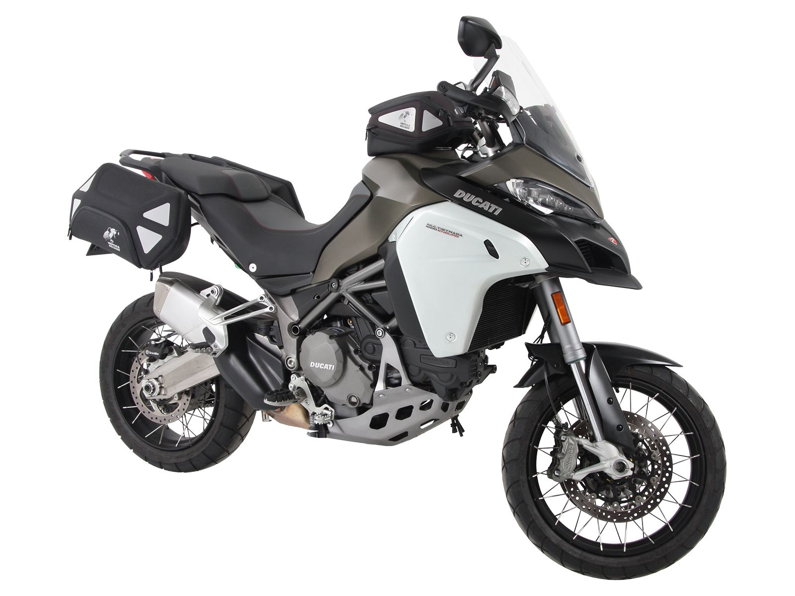C-Bow Seitenträger schwarz für Ducati Multistrada 1200 Enduro (16-18) Hepco & Becker
