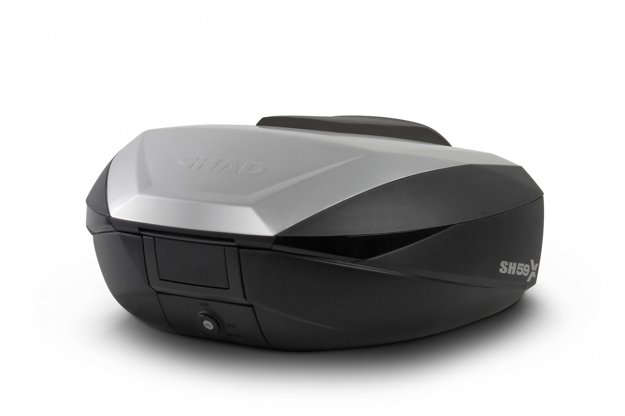 Shad Top Case SH59X, schwarz mit Aluminiumdeckel, 58l