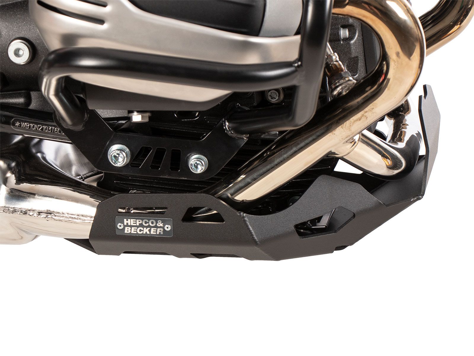 Motorschutzplatte schwarz für BMW R 12 G/S (25-) Hepco & Becker