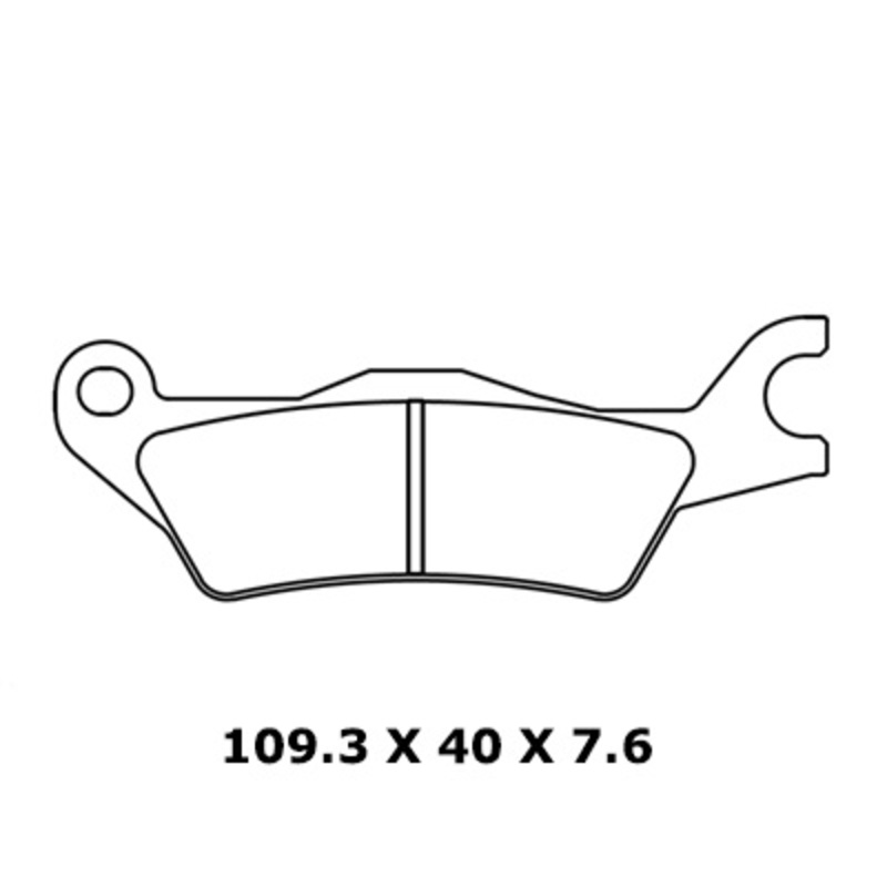 CL Brakes Street Sintermetall Bremsbeläge - 1258A3+