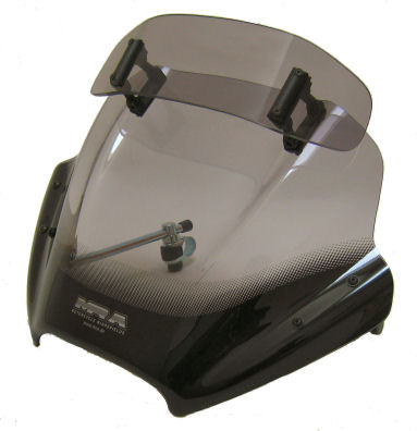 MRA VarioTouringScreen for NakedBike"VTNB" schwarz APRILIA SHIVER 750 RA