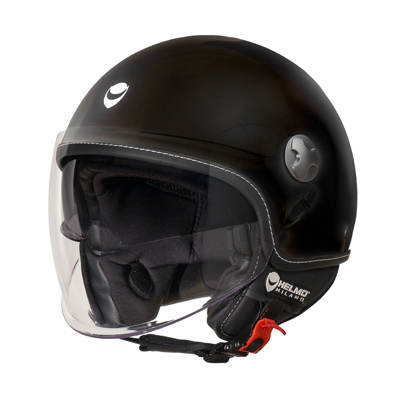 Helmo Milano Demi Jet, Eos, schwarz glänzend - XS