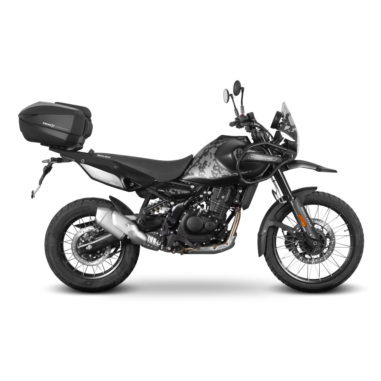 Shad Top Case Träger schwarz lackiert für Royal Enfield Himalayan 450 (26-)