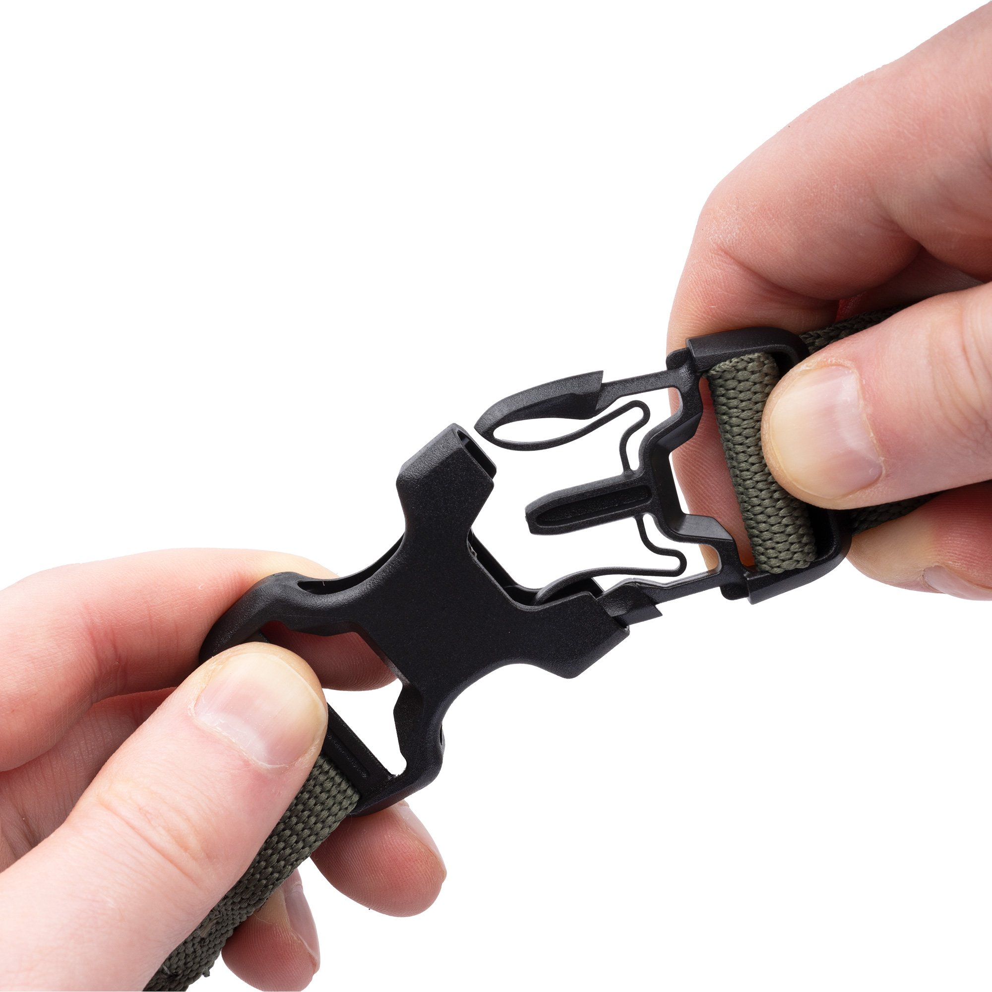 Atlas B-Clip, Spanngurtset 26mm x 2m, grün