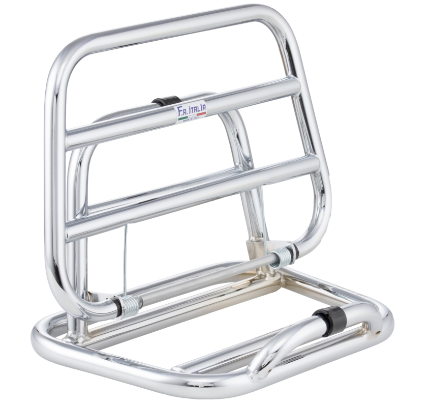 Gepäckträger hinten für Vespa 946 3V i.e. 125ccm, klappbar, chrom