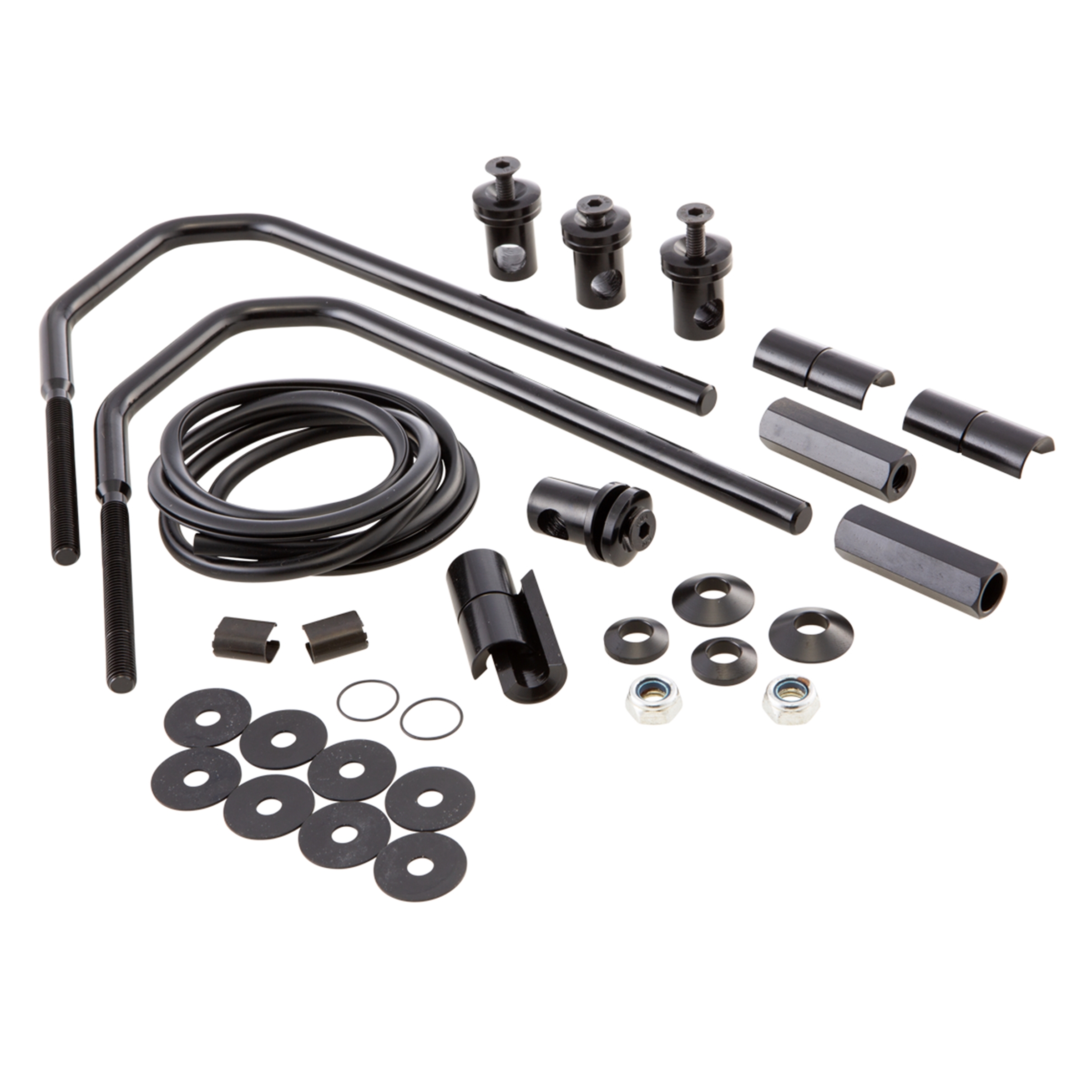 Montagematerial Flyscreen Piccolo/Sportivo für Vespa GTS/​GTS Super/​​GT/​GT L 125-300ccm, schwarz