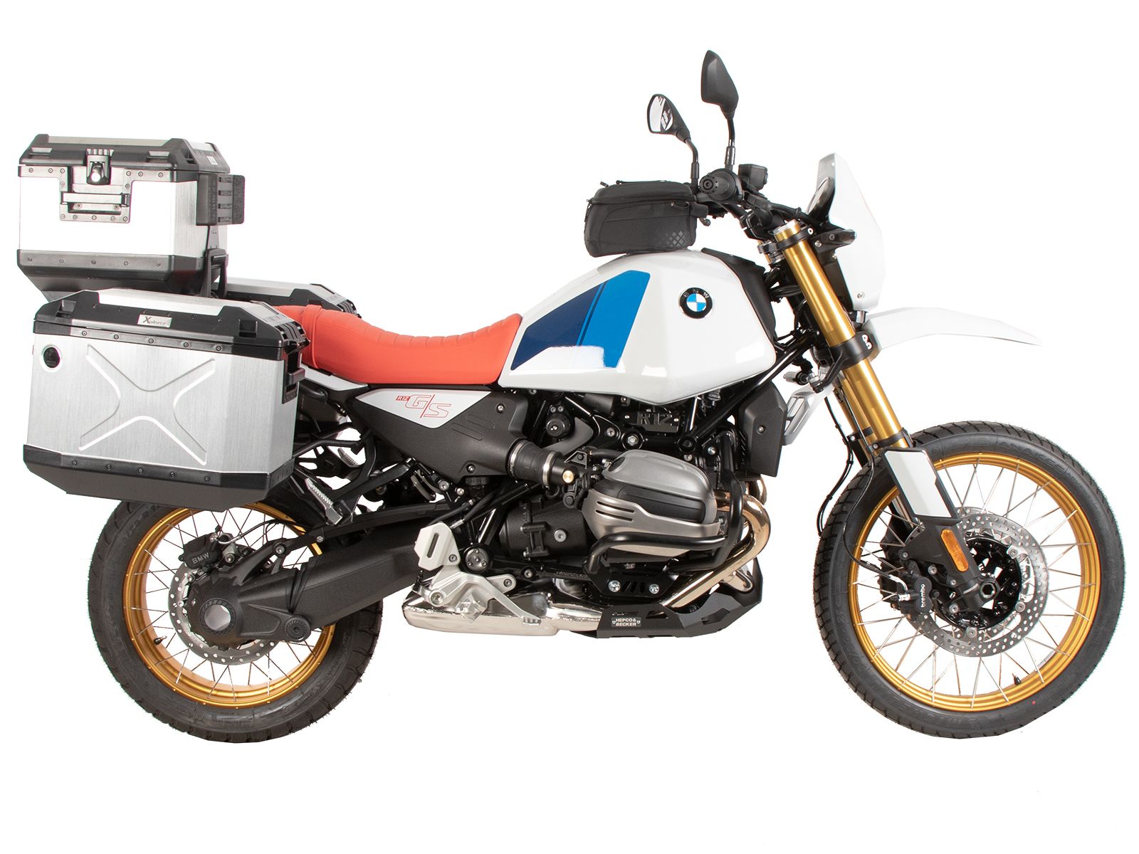 Alurack Topcase-Träger schwarz für BMW R 12 G/S (25-) Hepco & Becker