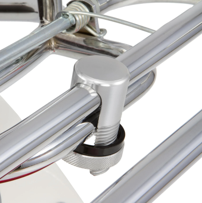 Halteklemme Gepäckträger für Vespa, Alu, silber