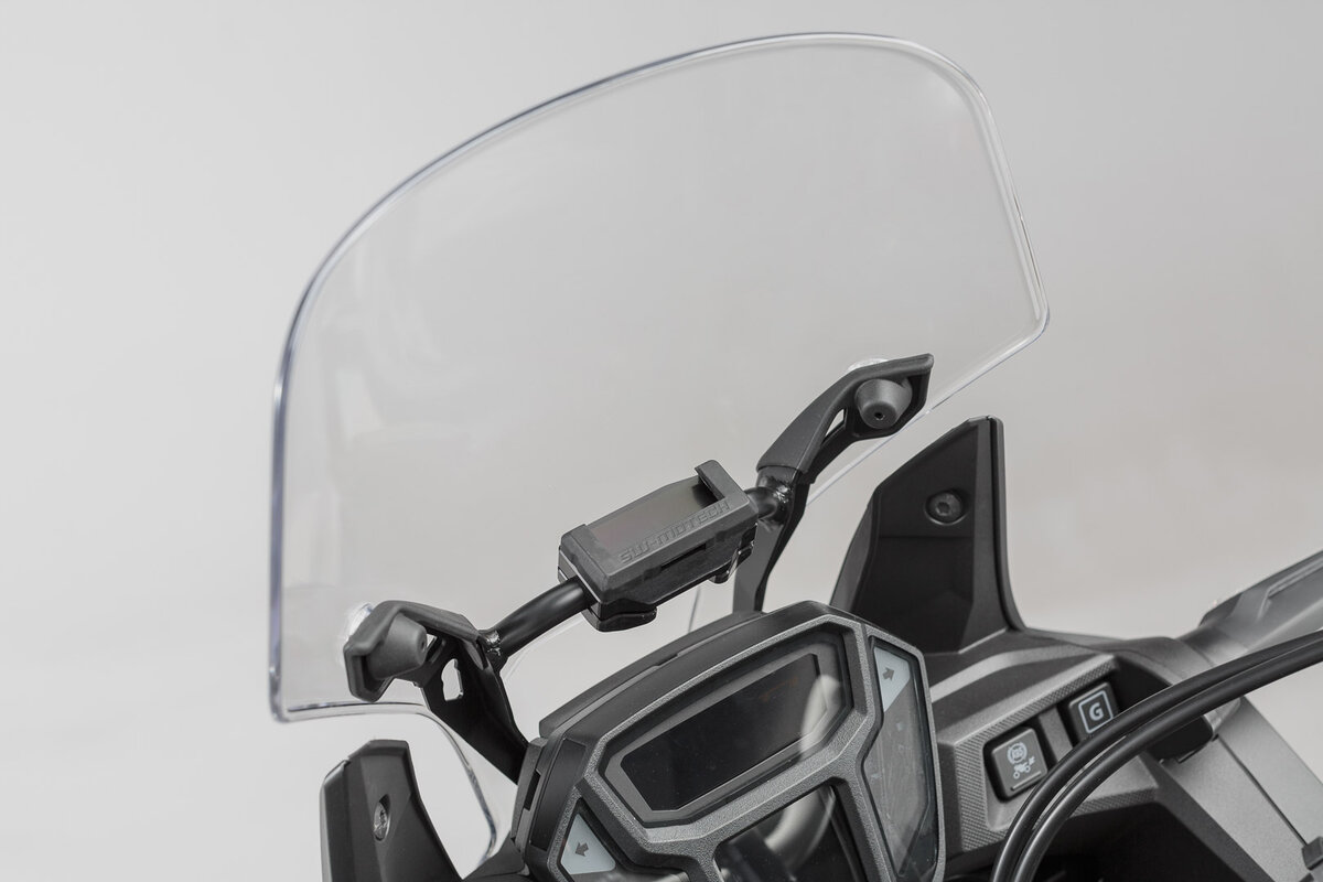 SW-Motech Navi-Halter Quick-Lock an Rohr Ø 10/12 mm für Aprilia Tuareg 660