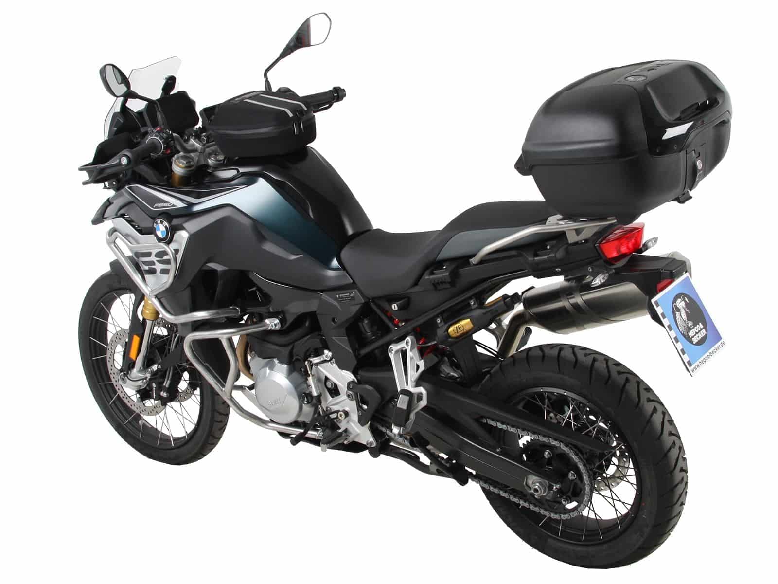 Alurack Topcaseträger schwarz für Kombination mit Original-Zubehörgepäckbrücke für BMW F 750 GS