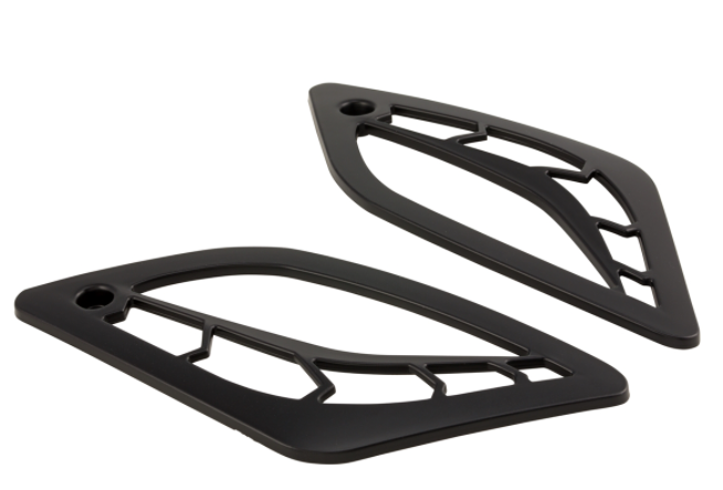 Blinkergitter rechts und links, hinten für Vespa GTS/​GTS Super/​GTV/​GT 60/​GT/​GT L, schwarz matt