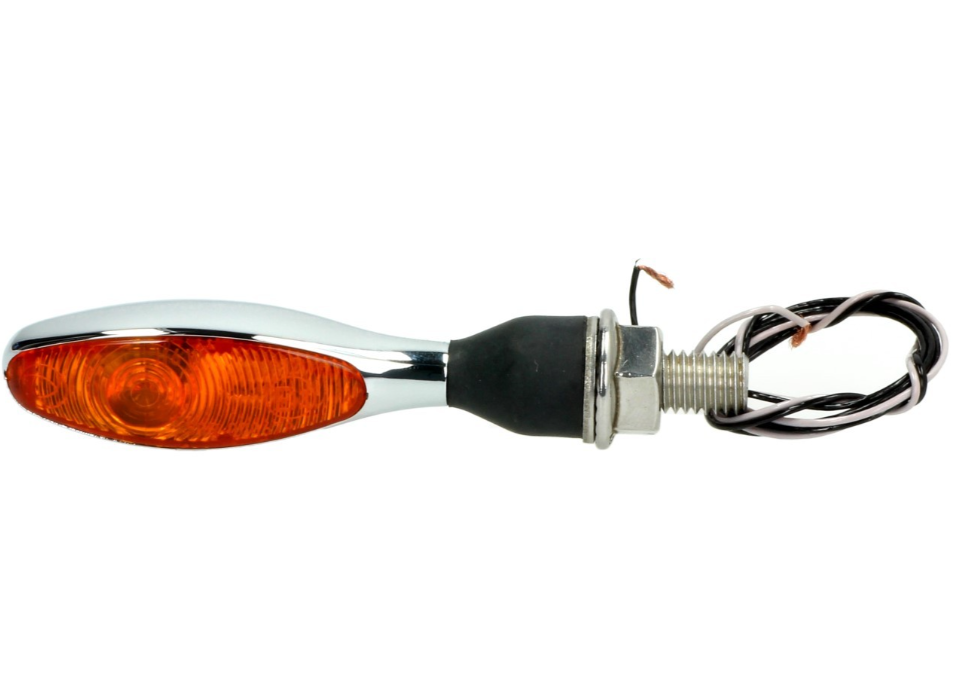 Kellermann Blinker, Micro 1000 Halogen, Stahl, Halogen, HR/HL, 12 V, 6 W, chrom glänzend, M8x20
