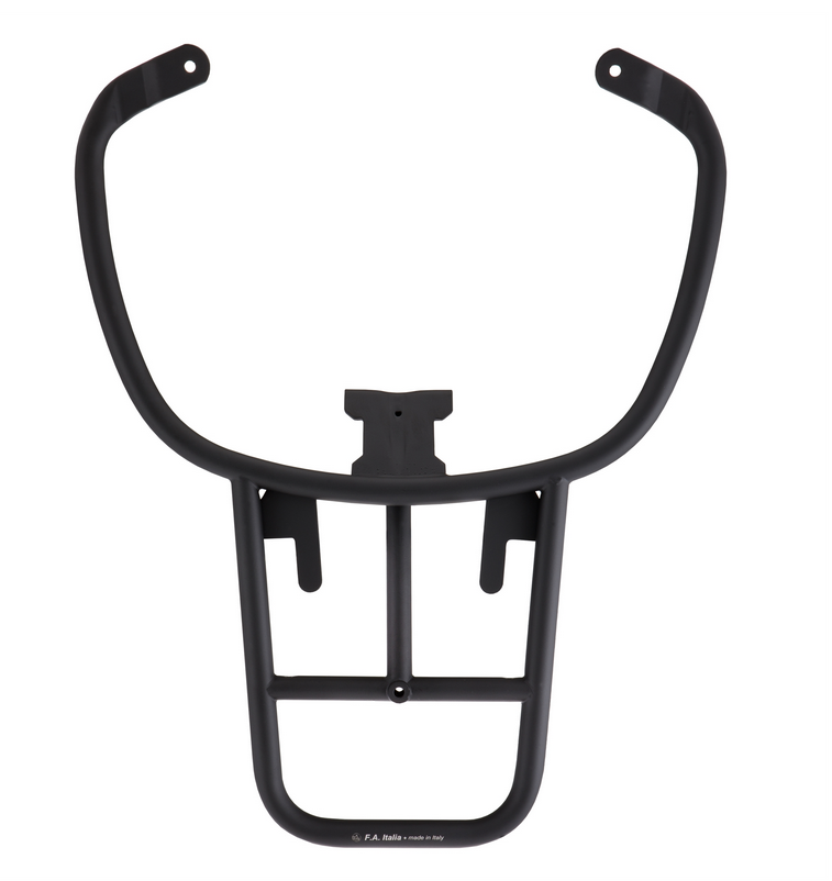 Gepäckbrücke hinten für Vespa Primavera /​Sprint /​Elettrica 50-150ccm, schwarz matt