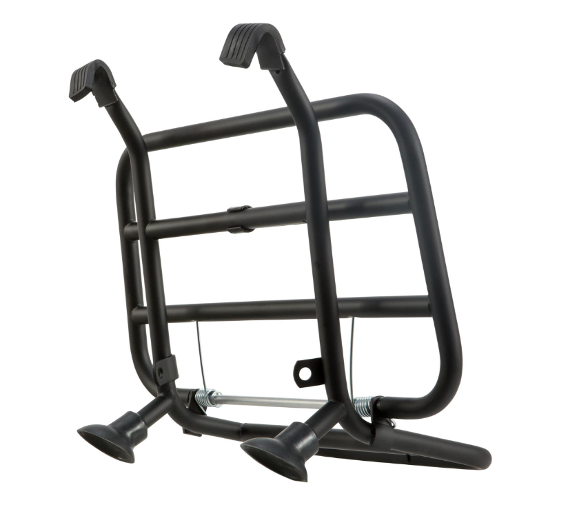 Gepäckträger vorne für Vespa PX 80-200ccm, klappbar, schwarz