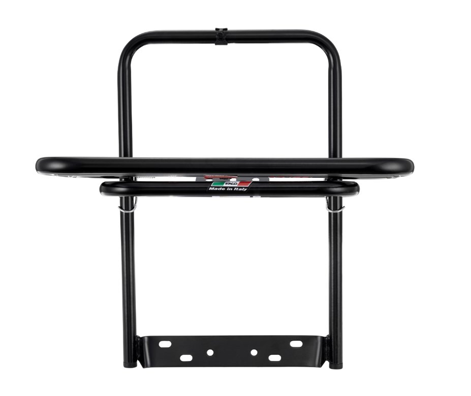 Gepäckträger hinten für Vespa PX 80-200ccm, klappbar, schwarz